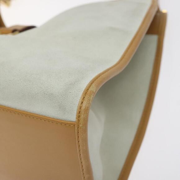 GUCCI Jackie Hand Bag Suede White Gold 002 002 - Picture 10 of 16